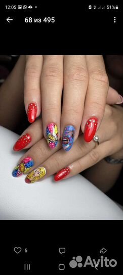 Маникюр педикюр, гель-лак, наращивание ногтей