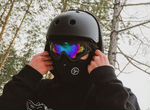 Защитный шлем очки и маска (новый комплект)