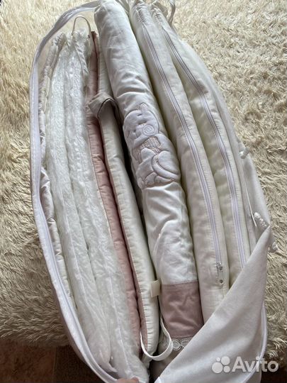 Полный комплект постельного белья бортики+одеяло