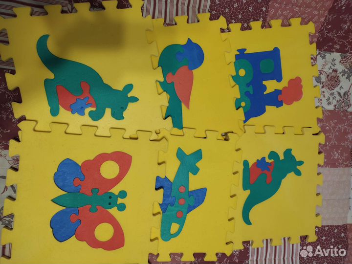 Флексика- Коврик-пазл 26 элементов Эва