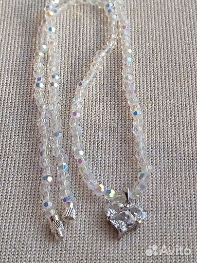Колье чокер ожерелье Северное сияние новое