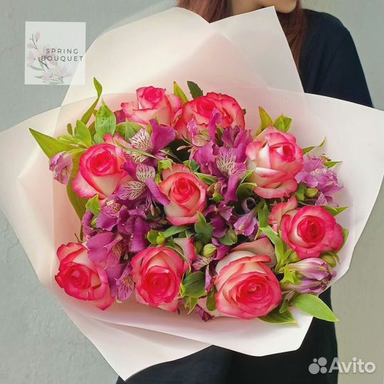 Подари букет девушке