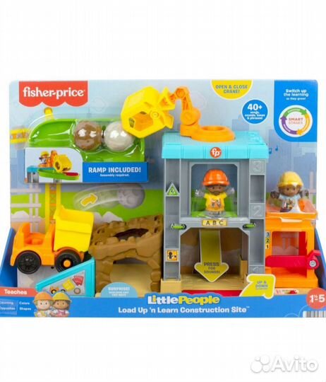 Набор игр Fisher Price Little People Стройка HCJ64