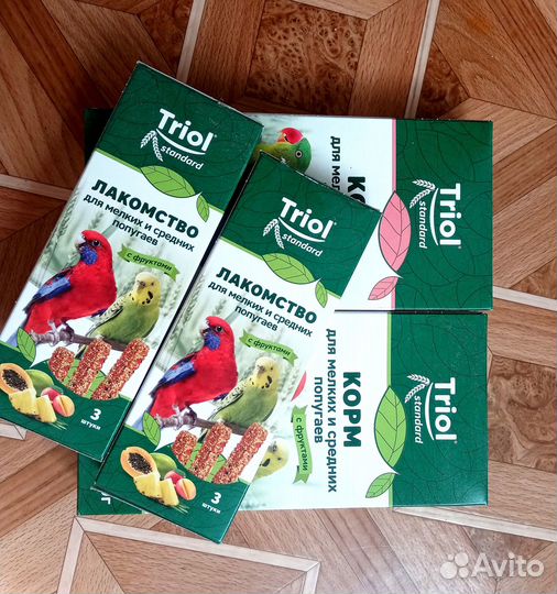 Корм для мелких попугаев
