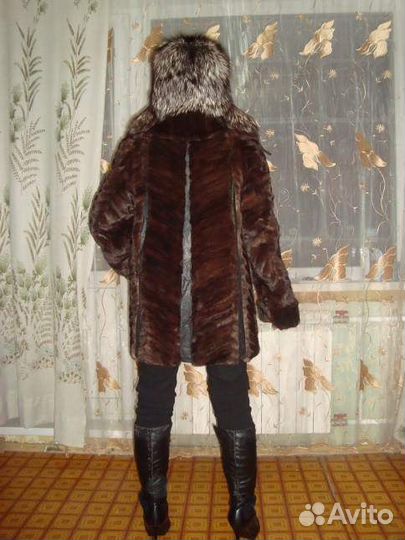 Полушубок норковый, размер 44-48