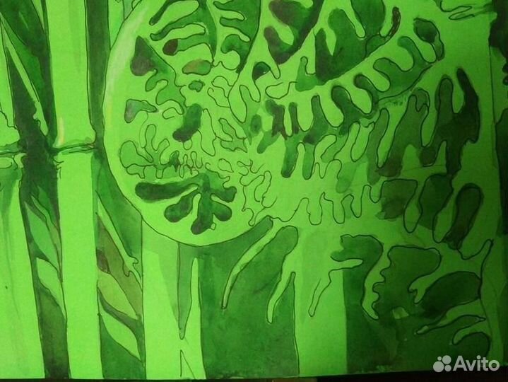 Интерьерная Графика Бамбук