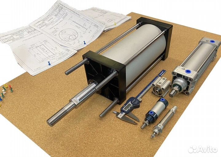 Пневмоцилиндр Festo dsbg-32-90-PPV-A (аналог)