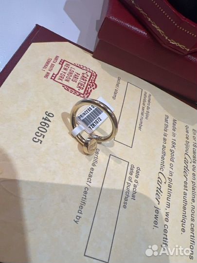 Золотое кольцо Cartier 585 пробы