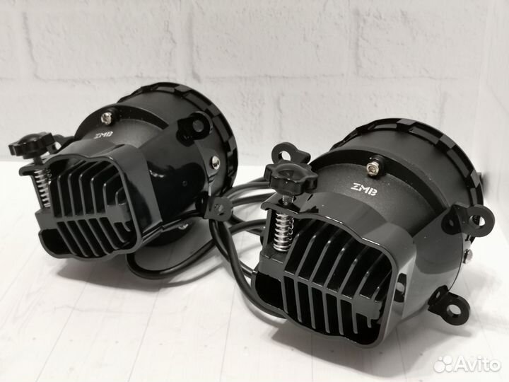 Светодиодные LED линзы птф LADA Renault Ford