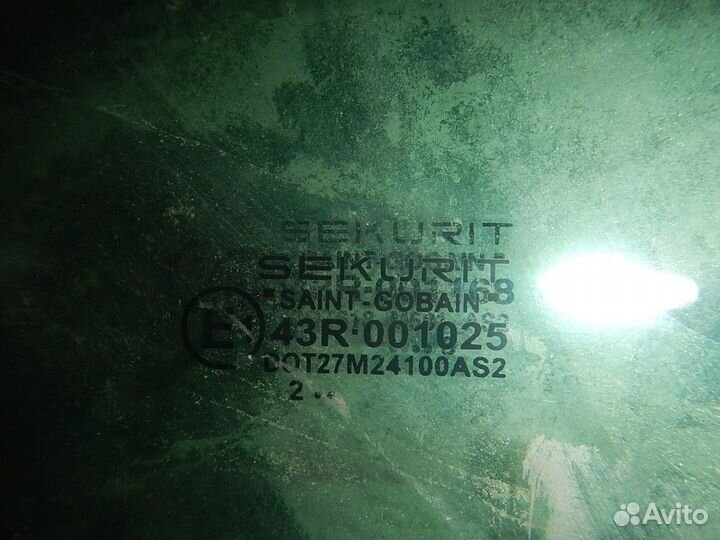 Стекло двери передней правой, Porsche (Порше) -cay