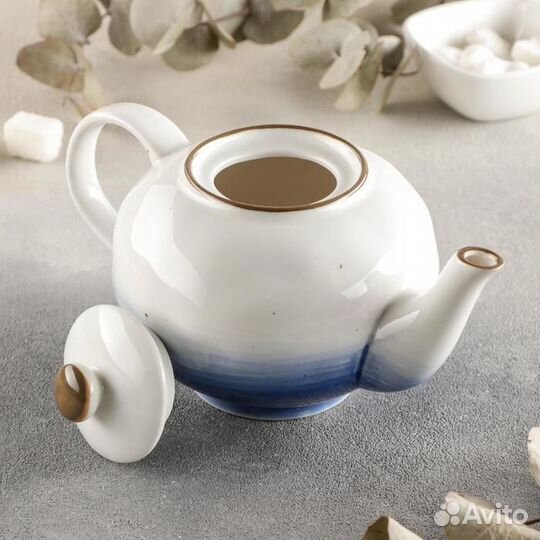 Чайник керамический заварочный Доляна «Космос», 60