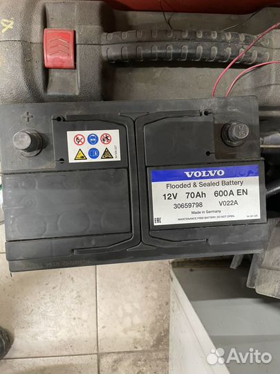 Аккумулятор 70ah volvo