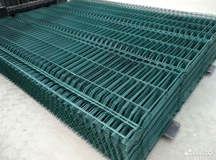 3Д сетка для забора зеленая, коричневая, серая