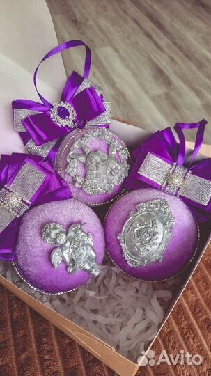 Наборы ёлочных шаров