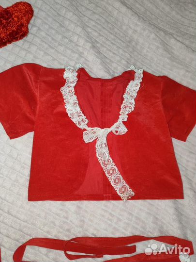 Новогодний костюм красная шапочка