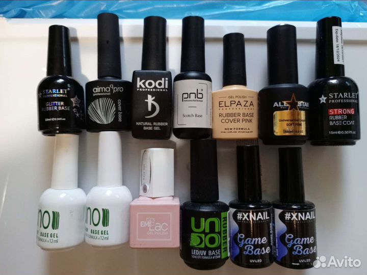 Гель, база, топ, полигель и др для маникюра