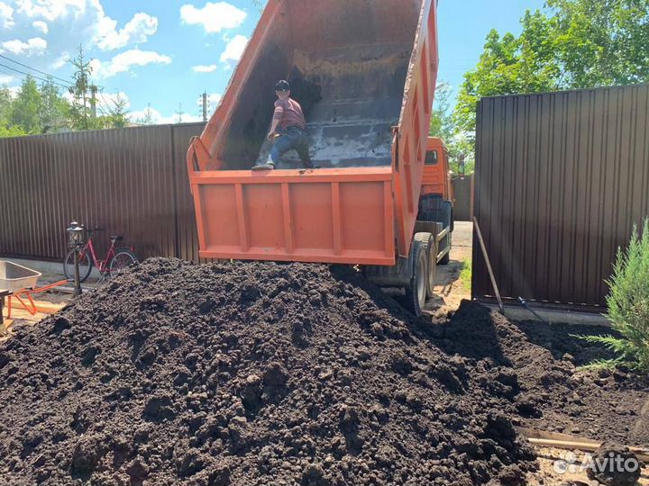 Земля плодородная чернозем с доставкой