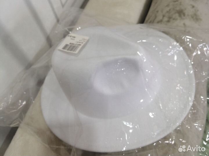 Шляпа фетровая женская белая