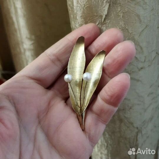 Винтажная брошь США