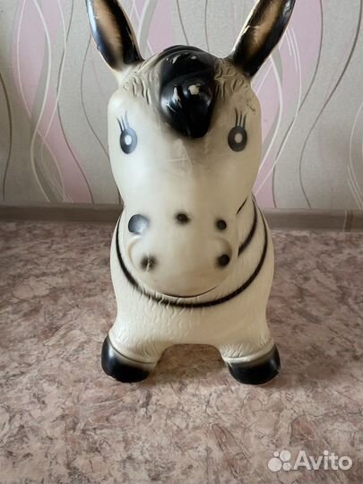 Резиновый ослик прыгун