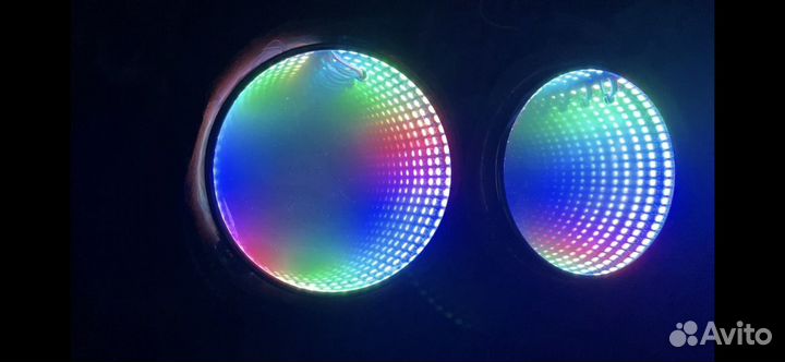 RGB фары с эффектом бесконечности ваз 2106
