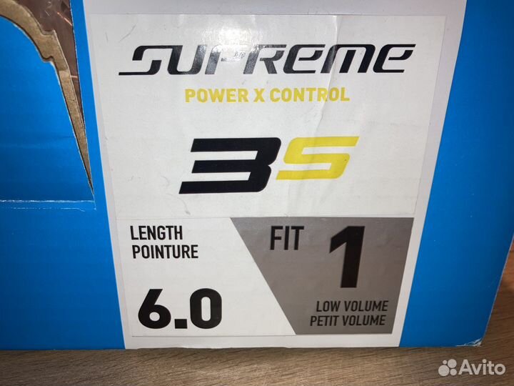 Коньки Bauer Supreme 3s, размер 6.0 fit 1