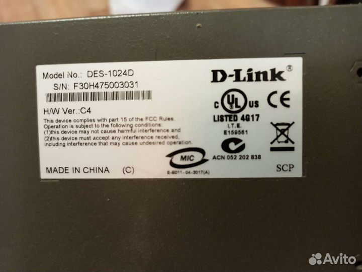 D-Link DES-1024D