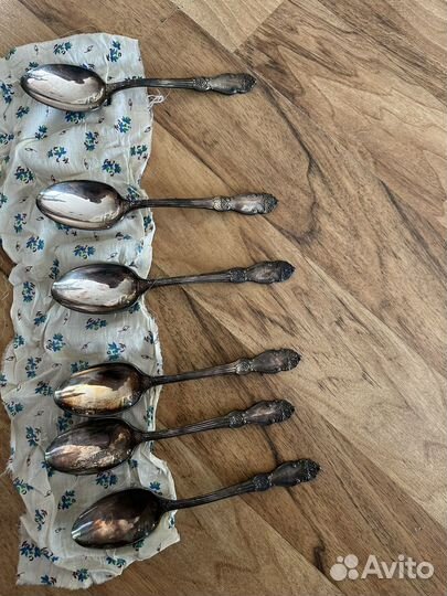 Ложки столовые посеребренные