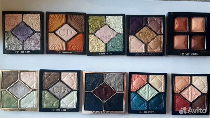 Тени и румяна Dior,Chanel