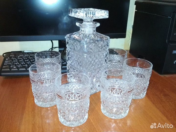 Набор для виски. Хрусталь Bohemia