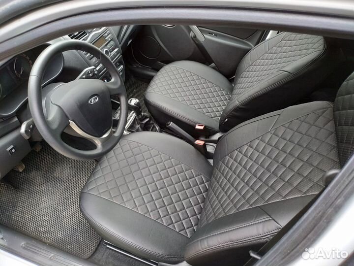 Чехлы дизайн ромб Лада Гранта/Приора-веста