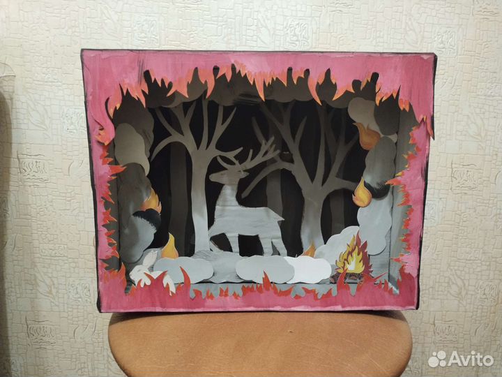 Поделки макеты в садик в школу