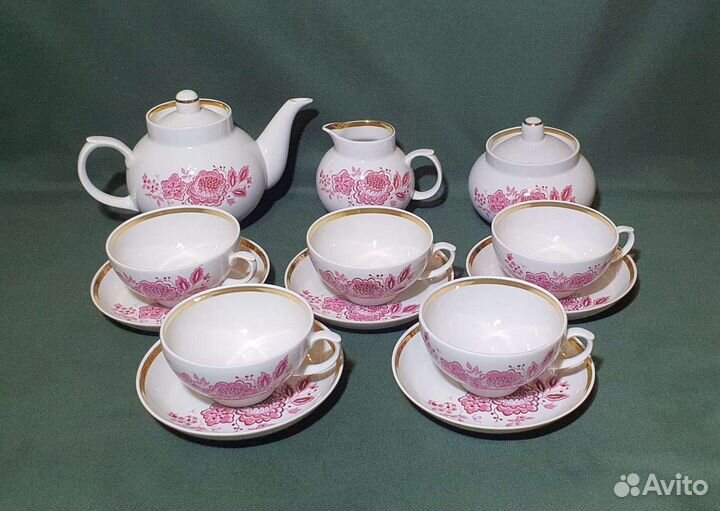 Сервиз чайный. Дулёво СССР