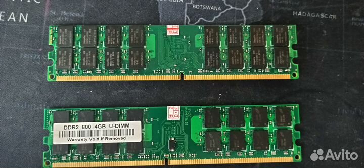 Память DDR2 800 2x4GB