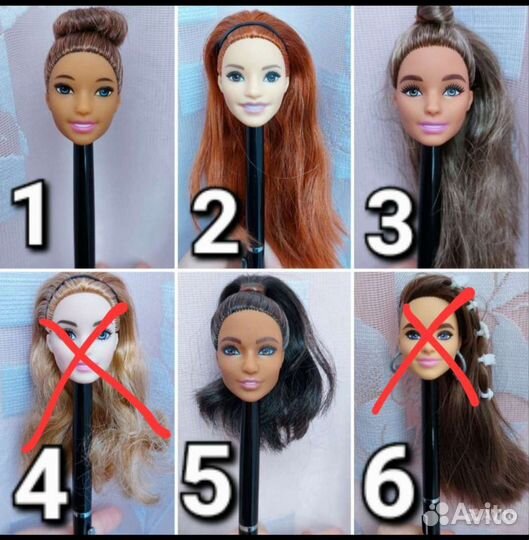 Barbie головы