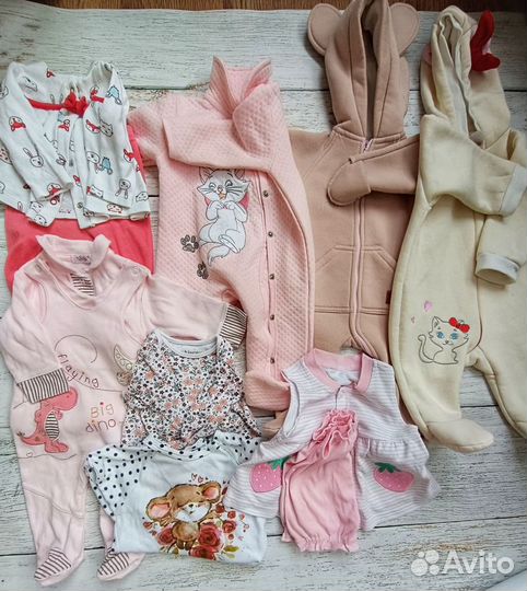 Одежда для девочки пакетом 56 62 68