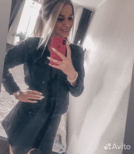 Джинсовая куртка mango