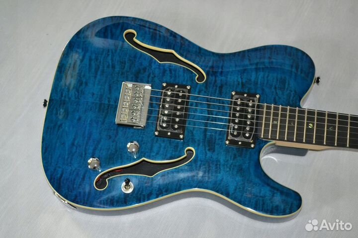 Электрогитара Harley Benton TE-90QM + Комплект