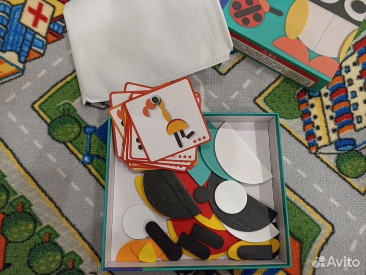 Деревянная мозайка/конструктор Геоанимо