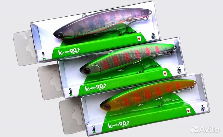 Вибы Ima Koume 90 Heavy (28гр.) 6 цветов. Оригинал