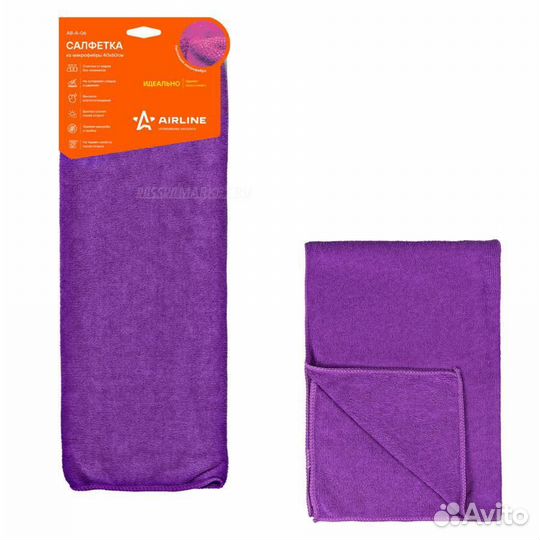 Airline AB-A-06 Салфетка из микрофибры фиолетовая