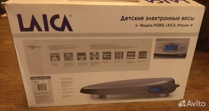 Весы детские laica ps3003