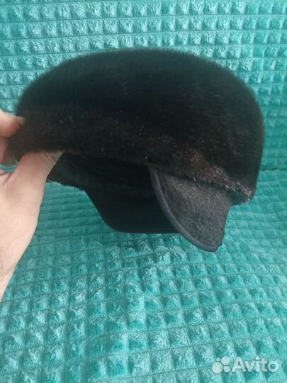 Меховая мужская кепка норка