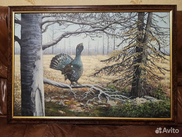 Картина маслом на холсте в раме