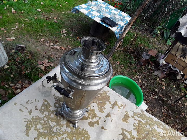 Самовар-рюмкой дровяной