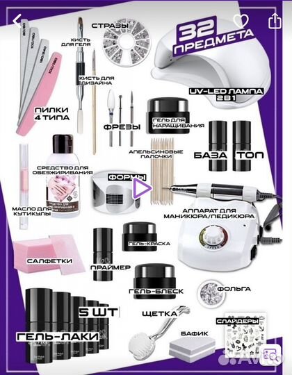 Набор для маникюра и педикюра