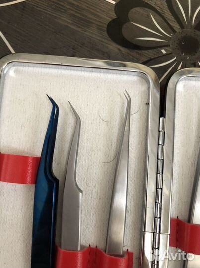 Пинцет для наращивания ресниц