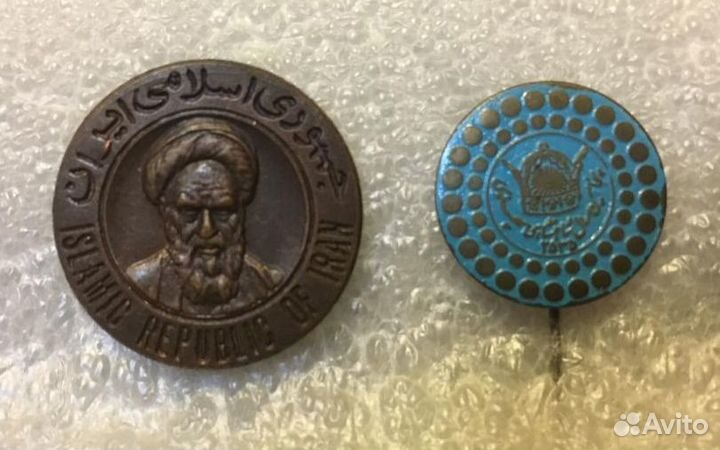 4 винтажных знака Ирана / редкие оригиналы