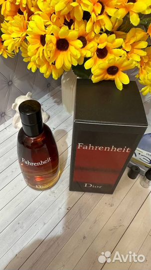 Dior fahrenheit 100ml открытые