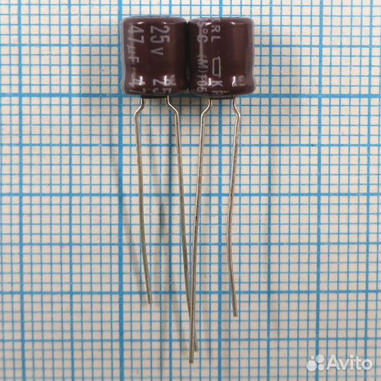 47uF 25v 25v47uF 6x7 KRL - Электролитический конде